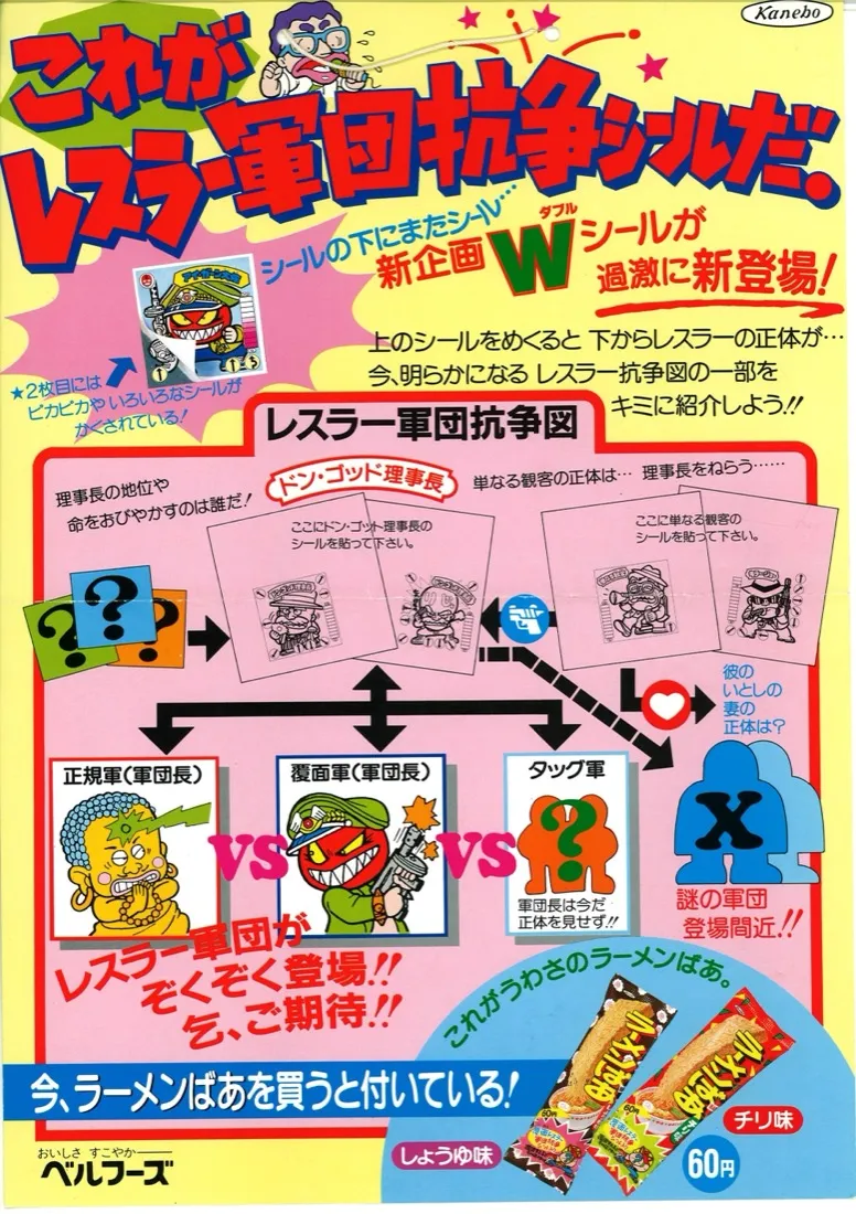 レスラー軍団の構想シート